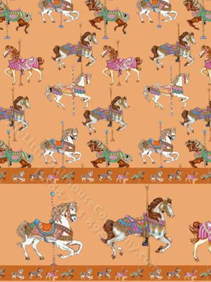 (image for) Dollhouse Scale Model Children's Wainscott Wallpaper