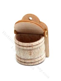 (image for) Miniature Wooden Wall Canister for Dollhouses
