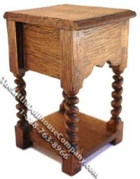 (image for) Miniature Tudor Style Side Table for Dollhouses