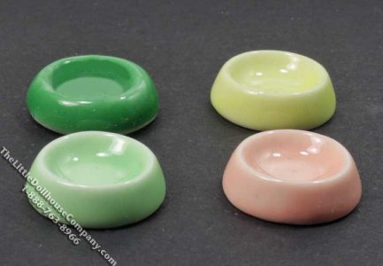 (image for) Miniature Dog Food Bowl for Dollhouses (1/pk)