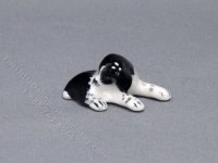 (image for) Miniature Ceramic Dog Figurine for Dollhouses