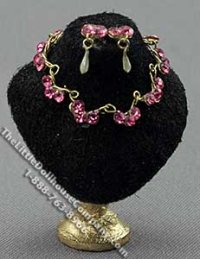 (image for) Dollhouse Miniature Necklace with Matching Earrings