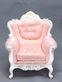 (image for) Louis XV Rococo/Baroque Arm CHair 18th Century Pink