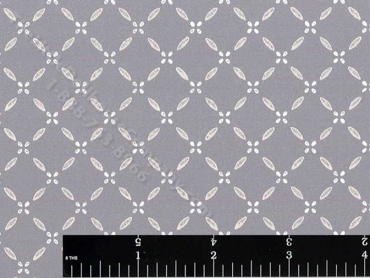 (image for) Slate Blue Lattice Miniature Wallpaper for Dollhouses