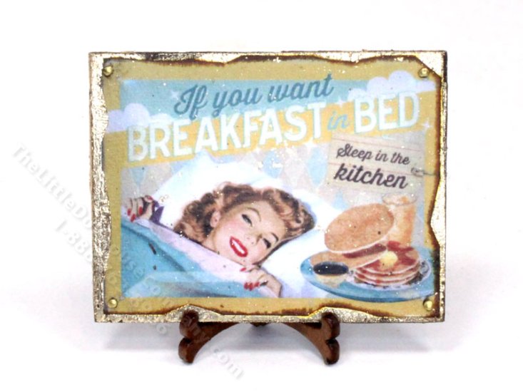 (image for) Miniature Sassy Sign for Dollhouses