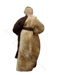 (image for) Miniature Handcrafted Vintage Medieval Robed Man with Laurel by Detta's Darling Dolls