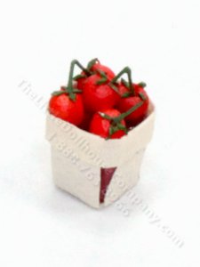 (image for) 1/2 Scale Miniature Crate of Tomatoes for Dollhouses