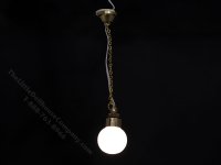 (image for) Dollhouse Scale Model White Hanging Globe 12v