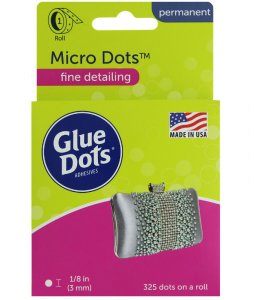 (image for) Glue Dots Micro Size (325 dots, 1/8" dia)