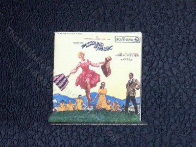 (image for) Miniature "Sound of Music" Vinyl Record Sleeve for Dollhouses