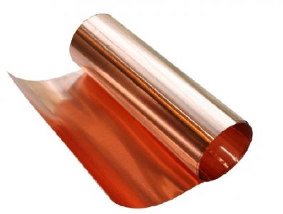 (image for) Dollhouse Scale Model Copper Foil 12" x 12" Sheet