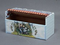(image for) Miniature Raggedy Ann Toy Box for Dollhouses