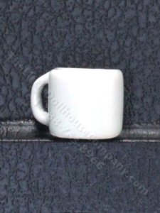 (image for) Dollhouse Scale Model Light Gray Coffee Mug