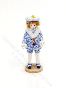(image for) Miniature Little Dutch Boy Doll for Dollhouses