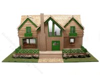 (image for) 1:48 Scale Eliana Vacation Home Assembled Dollhouse
