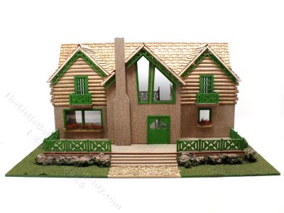(image for) 1:48 Scale Eliana Vacation Home Assembled Dollhouse