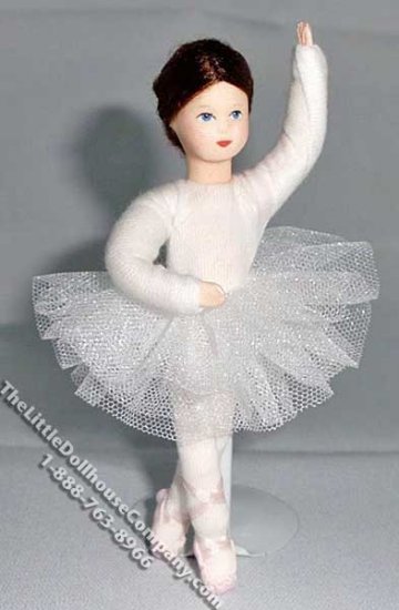 (image for) Nadja Flexible Girl Ballet Doll by Erna Meyer for Dollhouses