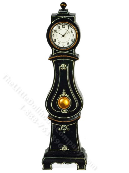(image for) Mora Longcase Working Clock - Black