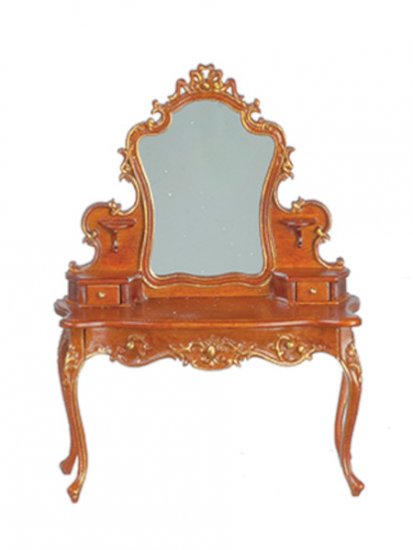 (image for) Miniature Late Victorian Dressing Table for Dollhouses