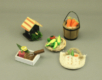 (image for) Dollhouse Miniature Garden Accessory Set