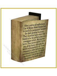 (image for) 1:48 Scale Miniature Secret Book Kit - Cat & Mouse Detective Agency - THE BIG MOVE