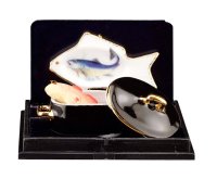 (image for) Miniature Black Fish Pot with Tray