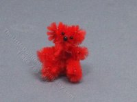 (image for) Miniature Red Bear for Dollhouses