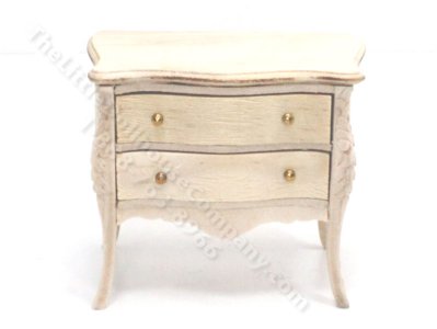 (image for) Miniature Unfinished Wooden Commode for Dollhouses