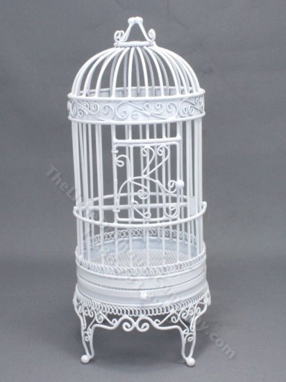 (image for) Miniature White Wire Birdcage