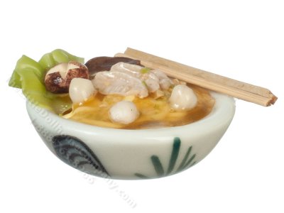 (image for) Miniature Bowl of Noodles for Dollhouses