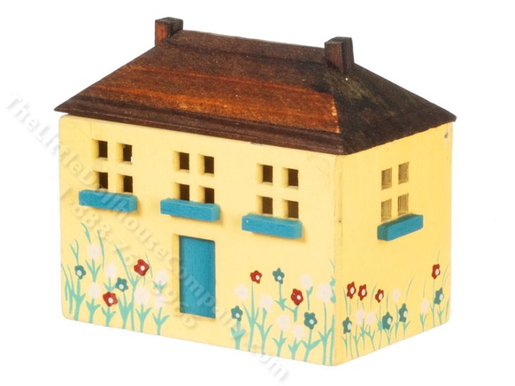 (image for) Miniature Yellow Doll's Dollhouse