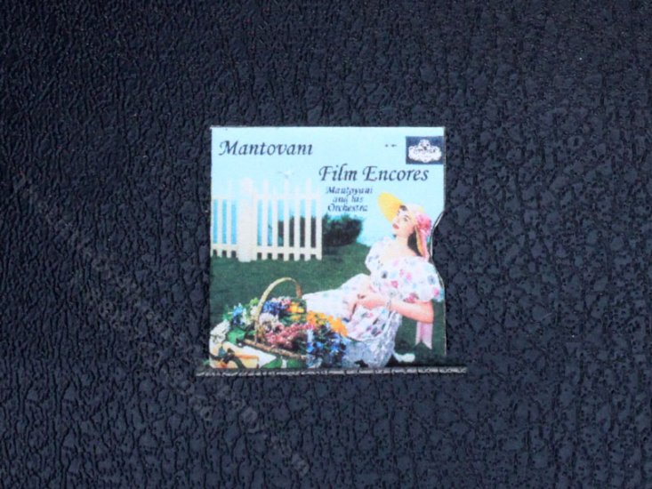 (image for) Miniature Film Encores Vinyl Record Sleeve for Dollhouses