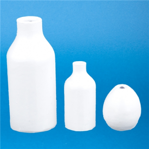 (image for) Three White "Simple Shapes" Vases