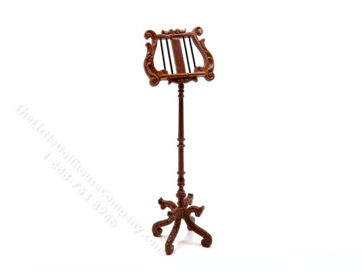 (image for) Miniature Music Stand Walnut