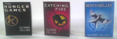 (image for) Miniature Reproduction Suzanne Collins Books for Dollhouses