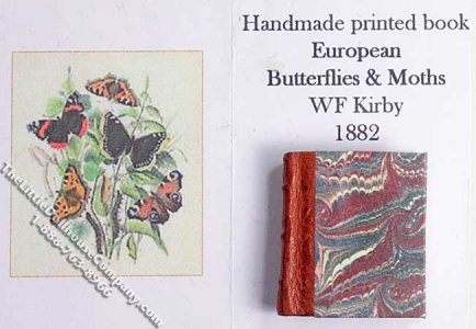 (image for) Miniature Book: 'Cassells Book of European Butterflies & Moths'