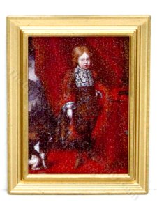 (image for) Miniature 17th Century Portrait Framed by Judith Blondell