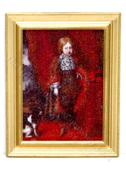 (image for) Miniature 17th Century Portrait Framed by Judith Blondell