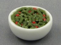 (image for) Dollhouse Scale Model Bowl with Peas