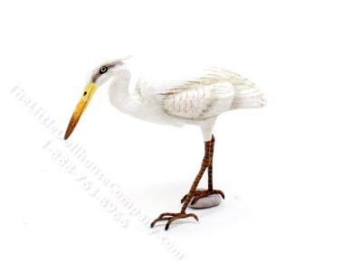 (image for) Miniature Egret for Dollhouses