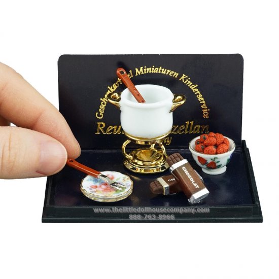 (image for) Miniature Chocolate Fondue Set