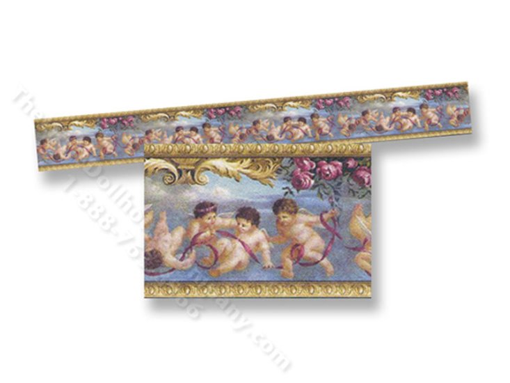 (image for) Dollhouse Scale Model Wallpaper Borders