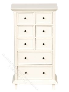 (image for) Miniature Country Chest for Dollhouses - White
