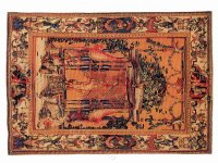 (image for) Miniature Replica 'Offering to Bacchus' Tapestry or Carpet