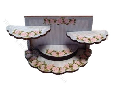 (image for) Miniature Lavender Perfume Shelf Decorator Sheet for Dollhouses