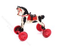 (image for) Miniature Horse Pull Toy for Dollhouses