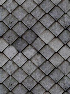 (image for) Dollhouse Scale Model Slate Roof Paper