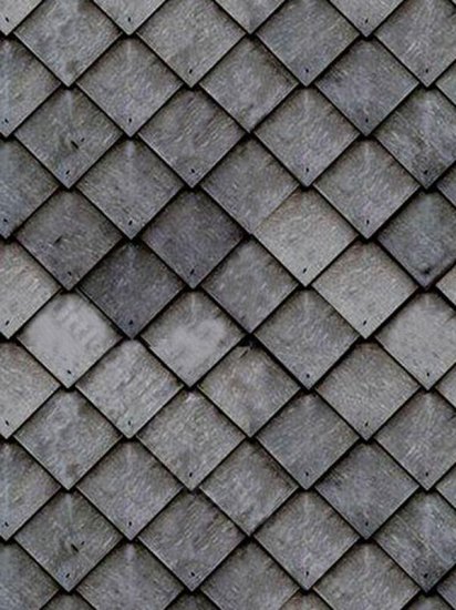(image for) Dollhouse Scale Model Slate Roof Paper