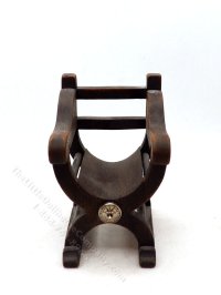 (image for) Miniature Curule Seat Throne for Dollhouses