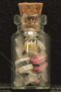 (image for) Miniature Corked Bottle of Assorted Candy